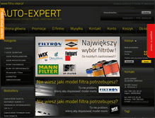 Tablet Screenshot of filtry-oleje.pl